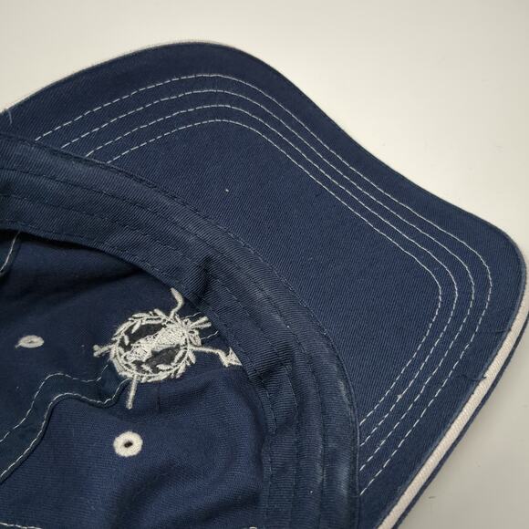 St Andrews Links Tartan Strapback Baseball Cap Blue One Size Adjustable 6 Panel - Picture 8 of 9